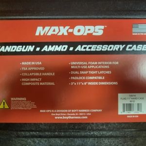 MAX-OPS Handgun.Ammo.Accessory Case